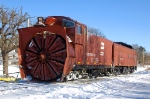 BN 972559 - 972572, Rotary Snow Plow and Power Unit, awaiting pusher power